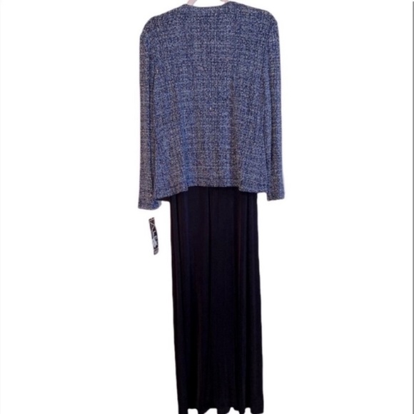 NWT Alex Evenings 3 piece formal dress outfit with matching jacket. Size 8. - Picture 6 of 15